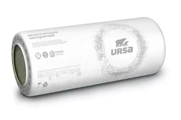 Минеральная вата URSA ТERRA Индустрия (10000х1220х100 мм) 1 шт фото